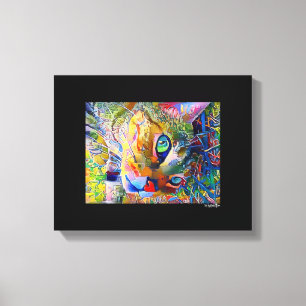 Canvas de arte digital de gatos