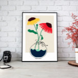 Canvas de arte do Buquê abstrato<br><div class="desc">Adicione um toque de design escandinavo moderno a sua casa com este impressão abstrato paisagístico espantoso.</div>