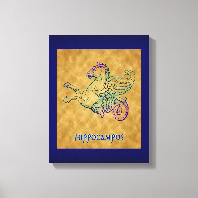 Canvas de arte do cavalo grego (Frente)