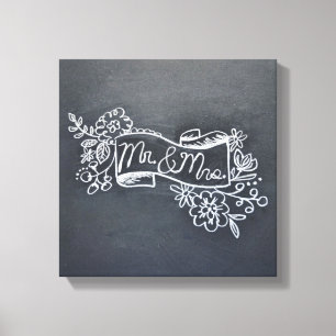 canvas de arte do chalkboard