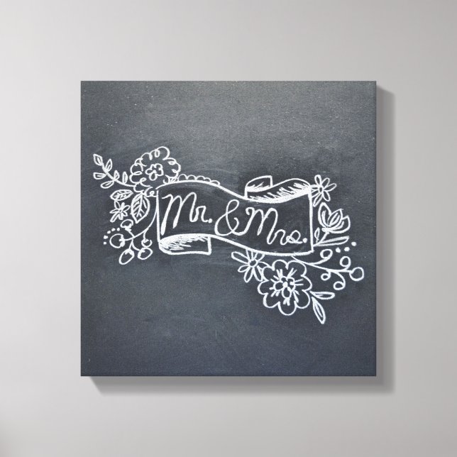 canvas de arte do chalkboard (Frente)