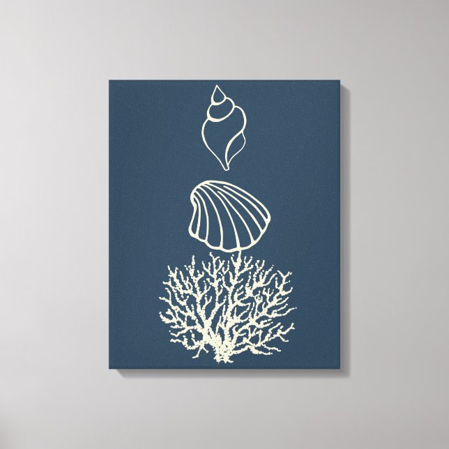 Canvas de Arte do Sea Coral Wall (Frente)