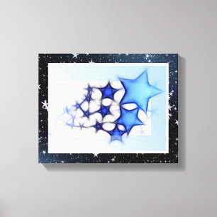 Canvas de arte em estrela