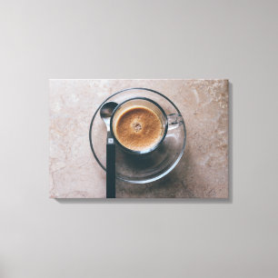 Canvas de Arte em Parede de Café Kitchen