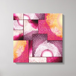 Canvas de Arte Estipada Abstrato Digital