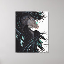 Canvas de Arte Maiestosa sobre Cavalos por Bihrle