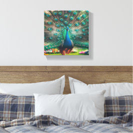 Canvas de arte Peacock