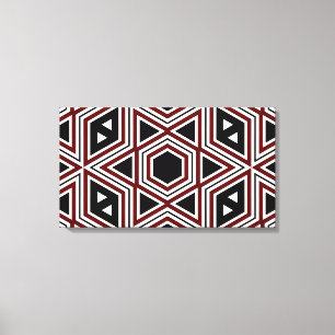 Canvas de Arte Sem Fios com Padrão Retroativo