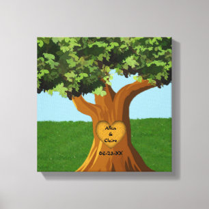 Canvas de árvore de amor