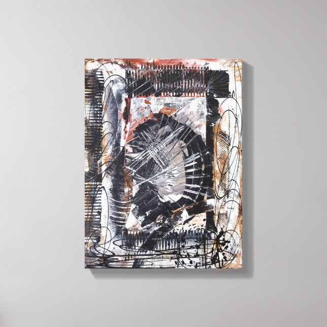 Canvas de autorretrato bêbado (Frente)