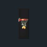 Canvas de basquete vertical<br><div class="desc">Eu Adoro Este Jogo. Esportes populares - Imagem de bola de jogos de basquete de estilo Pop.</div>