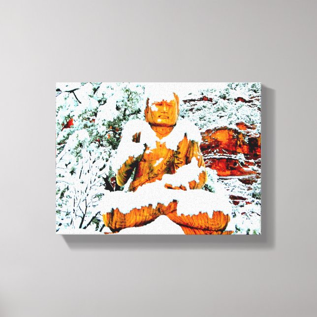 canvas de buda de neve (Frente)