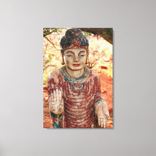 canvas de buddha do tibetano