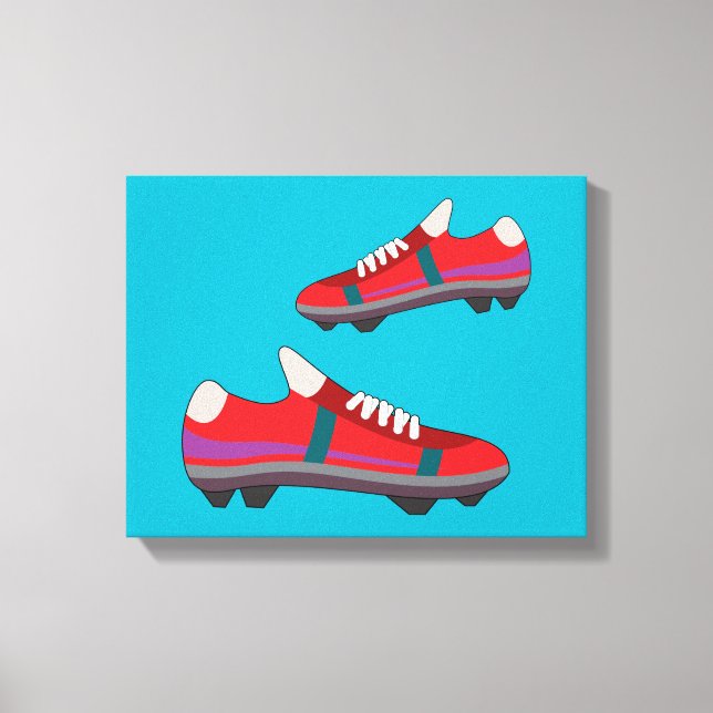 Canvas de Calçados de futebol (Frente)