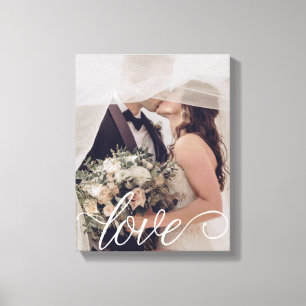 Canvas de Casamento de Script de Amor