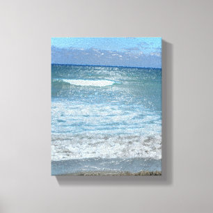 Canvas de cena de praia