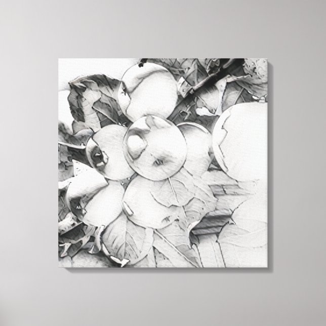 Canvas de cluster da Apple em estilo lavado (Frente)