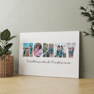 Canvas de Colagem de Fotos da Mamãe