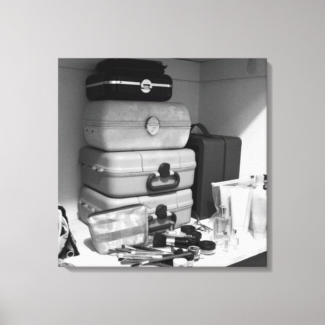 Canvas de Coleção de Maqueamento de Fotografia B/W (Frente)