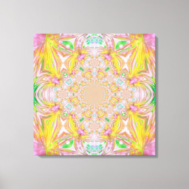 Canvas de cristal amarelo (Frente)