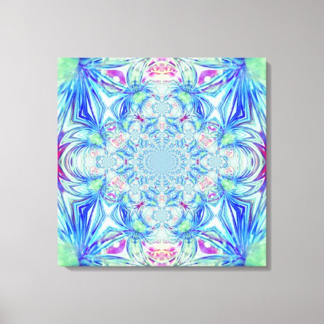 Canvas de cristal azul (Frente)