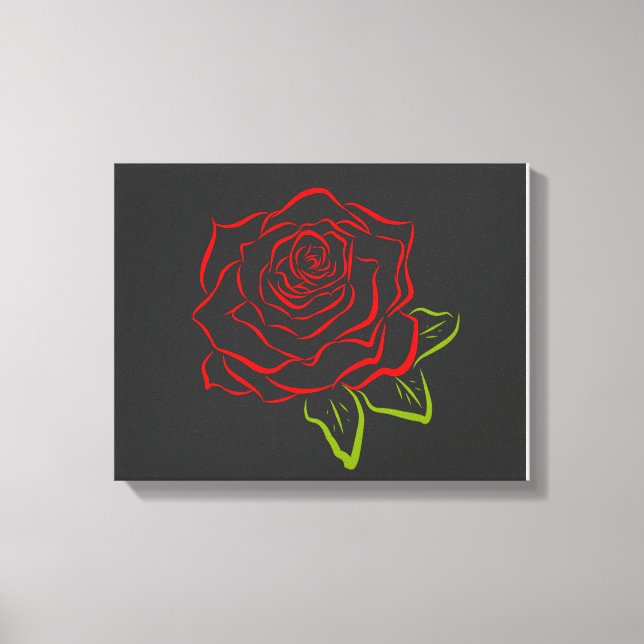 Canvas de Desenho da Linha rosa (Frente)