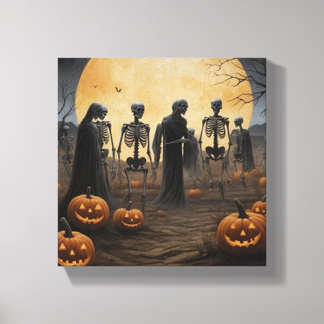 Canvas de Desenho de Halloween (Frente)