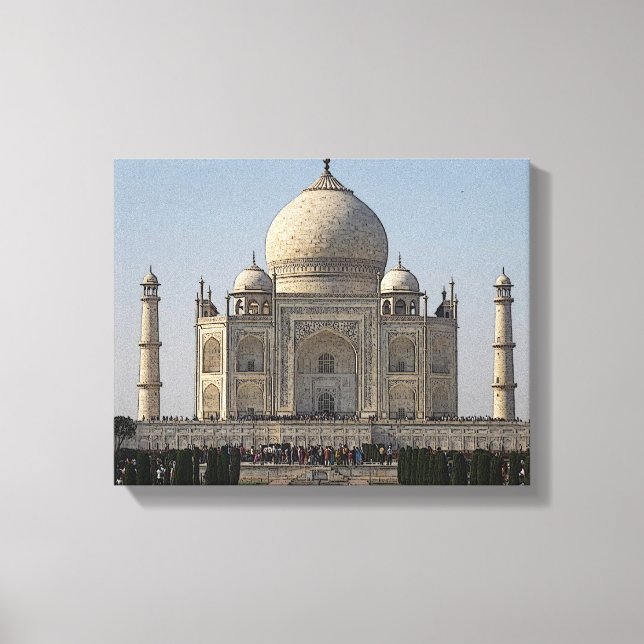 canvas de desenho de taj mahal (Frente)
