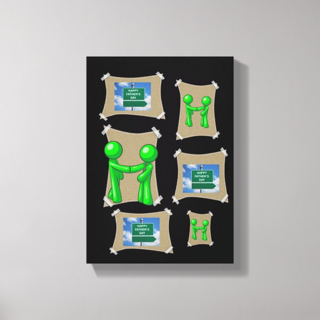 Canvas de Dia de os pais de Impressão da Tela Esti (Frente)