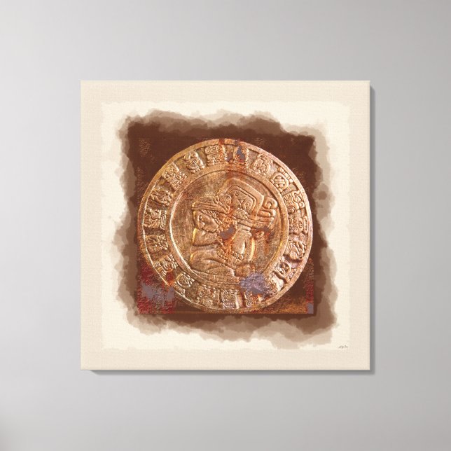 Canvas de Disco de Arte Metálica Esculpida no Anti (Frente)