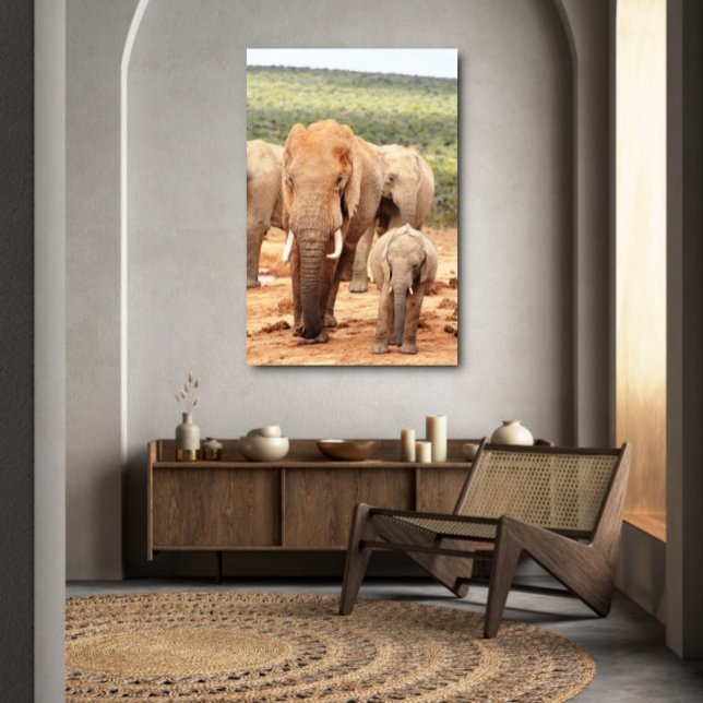 Canvas de elefante do irmão mais novo, Frame (Criador carregado)