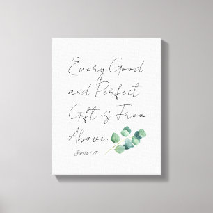 Canvas de Escritura Eucalyptus Baby Girl