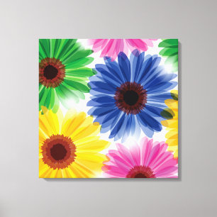 Canvas de Flores Negrito