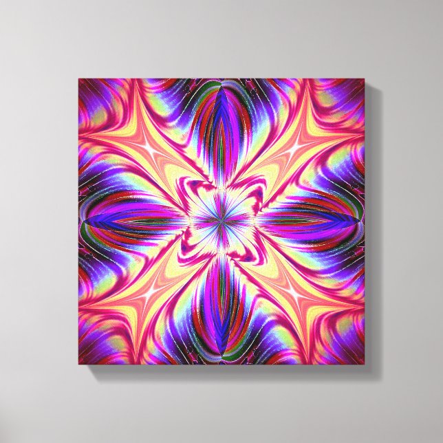 Canvas de Fogo e Penas (Frente)