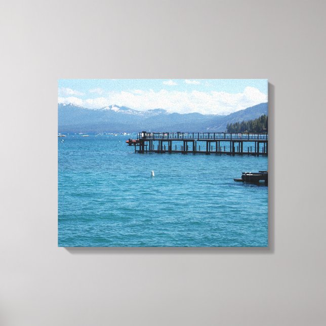 Canvas de Fotografia do Lago Tahoe California (Frente)