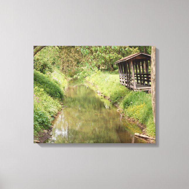 Canvas de Fotografia do País de Tranquilidade (Frente)