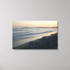 Canvas de Fotografia Sunset Beach, norte Californi