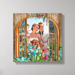 Canvas de Fotografias do Planalto de Flora Tropica