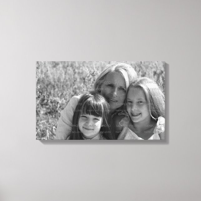 Canvas de Fotografias Personalizada | DIA DE AS MÃ (Frente)