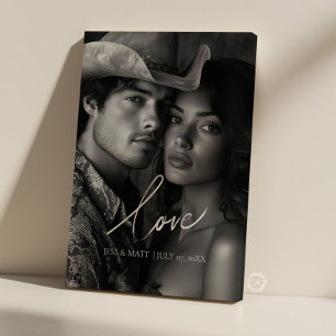 Canvas de fotos de casamento da elegância