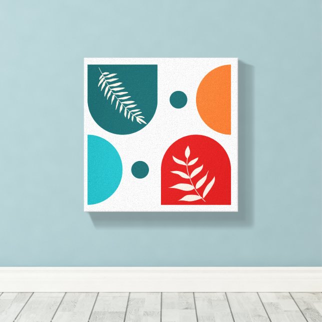 Canvas de galeria, presente de arte único, (Insitu(piso de madeira))