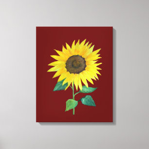 canvas de girassol