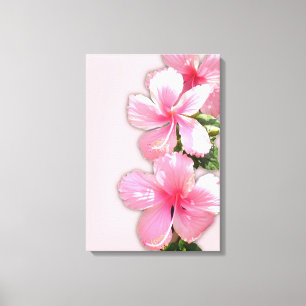 Canvas de Hibiscus Rosa