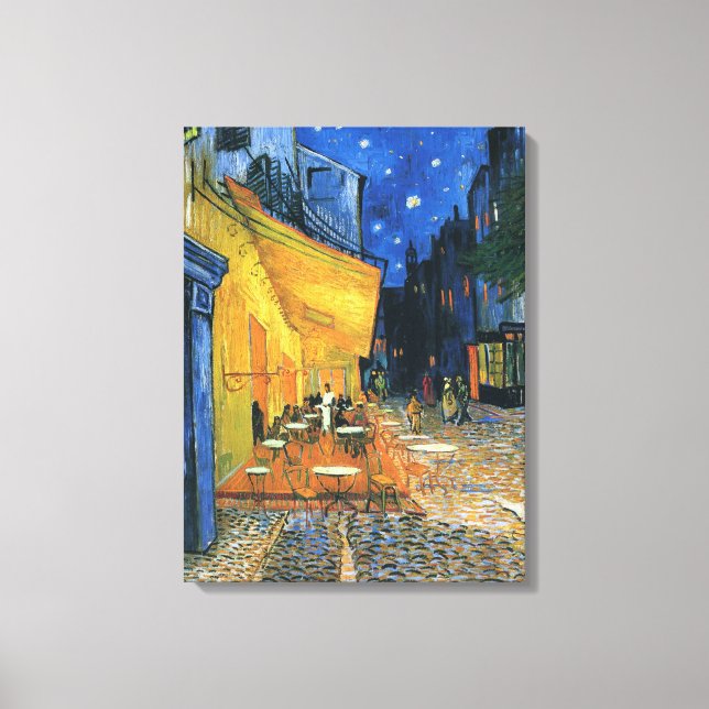 Canvas de Impressão - "Cafe Terrace à Noite" (Frente)