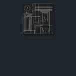 Canvas de Impressão de Art Deco Monocromático<br><div class="desc">Elevem qualquer espaço vivo com esta tela de tela abstrato moderna.</div>