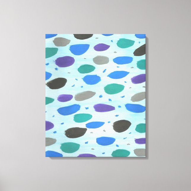 Canvas de Impressão de Arte por Tempestade Azul de (Frente)