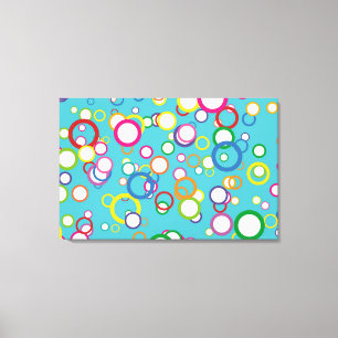 Canvas de Impressão de Círculos Concentrados