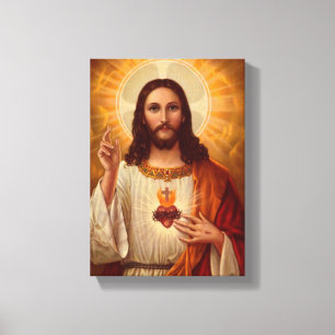 Canvas de impressão de tela estendida por Cristo