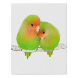 Canvas de Impressão Faux Lovebird