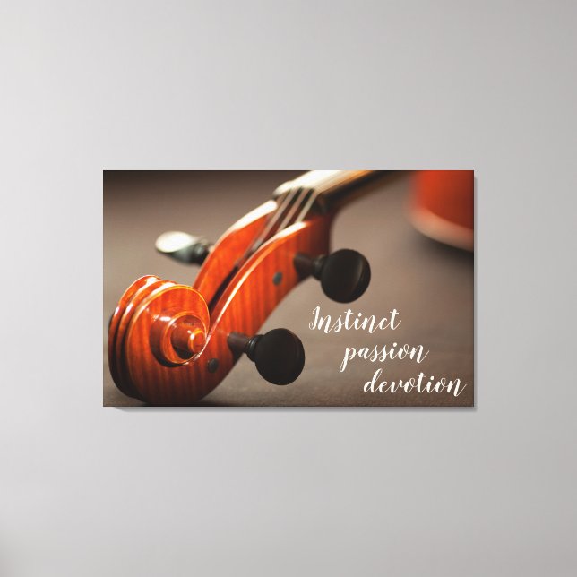 Canvas de Inspiração de Cabeçalho Violino (Frente)